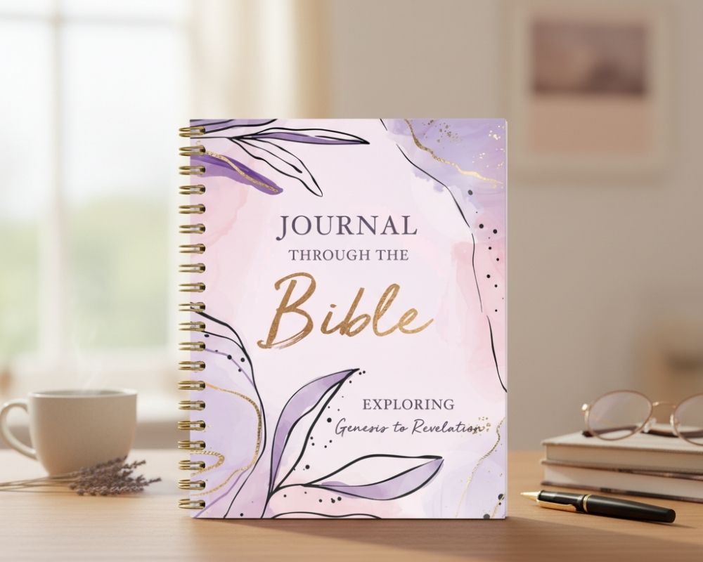 Journal Through the Bible, Spiral-Bound, with Tear-Out Memorization Cards: Explore Genesis to Revelation