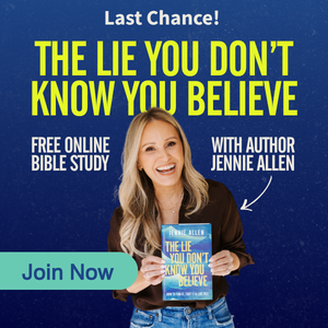 Free Bible Study featuring Jennie Allen!