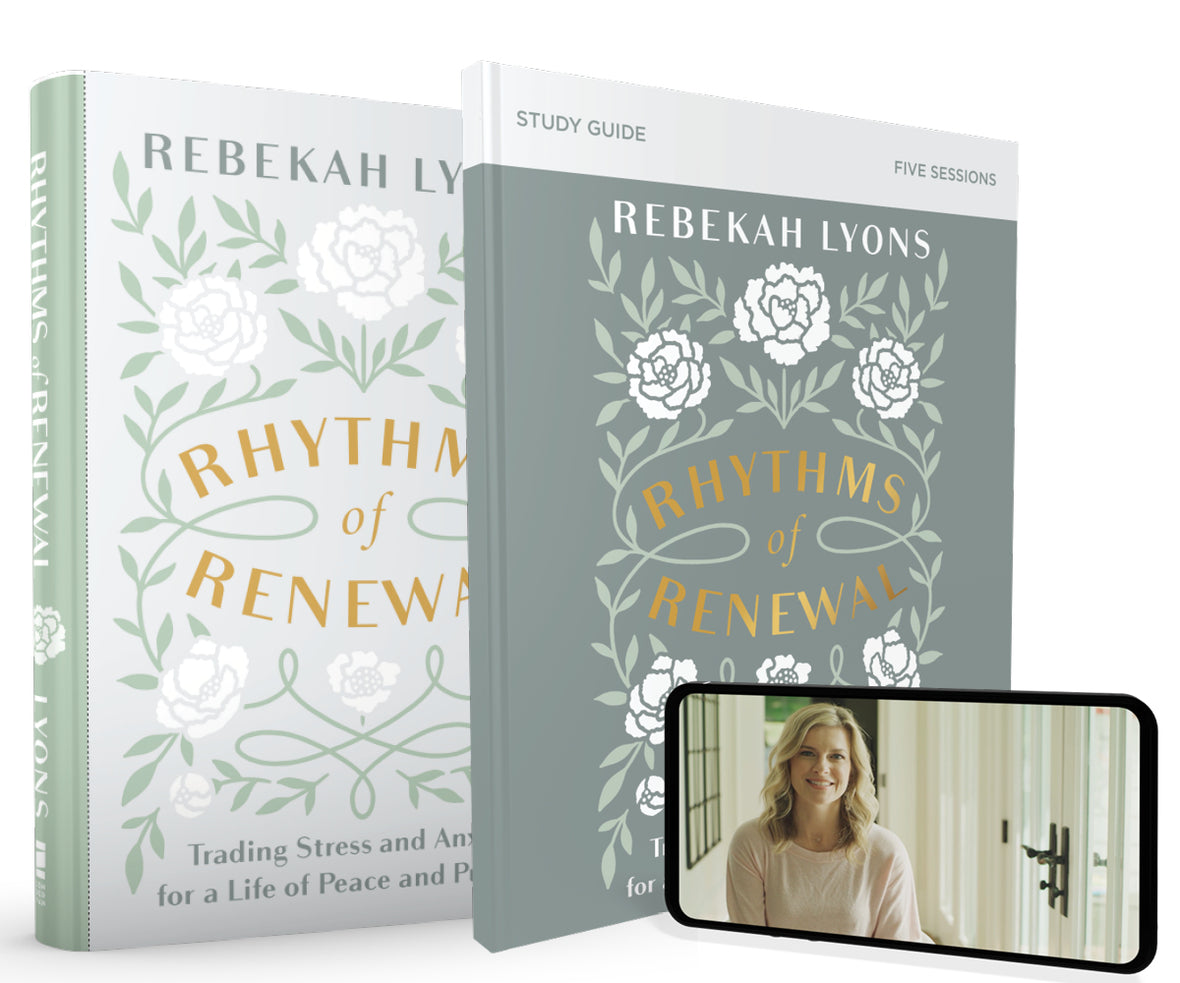 Rhythms of Renewal Book + Bible Study Guide Bundle