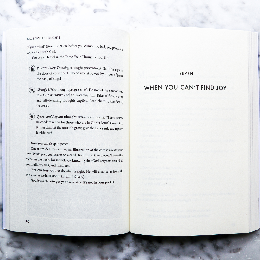 Tame Your Thoughts Bible Study Guide + Book + Devotional Premium Bundle