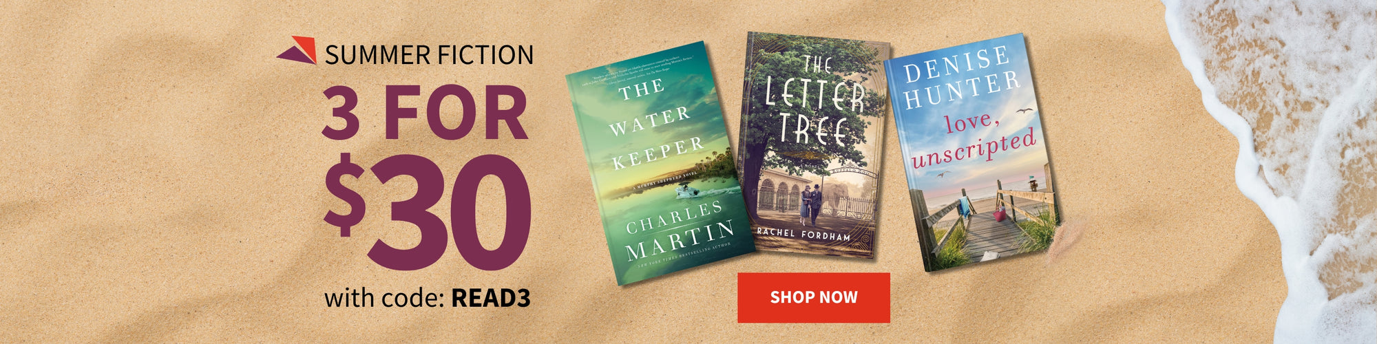 Summer Fiction 3 for $30 with code READ3
