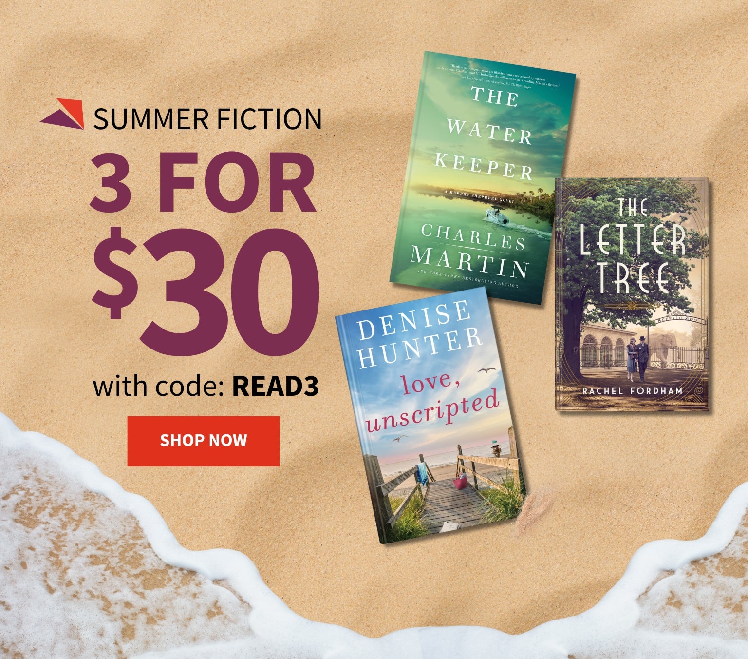 Summer Fiction 3 for $30 with code READ3