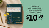 Celebrate God's Goodness Devotional Word Scramble Book $10.99 was $16.99