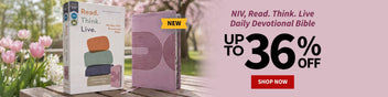NIV, Read. Think. Live Daily Devotional Bible up to 36% off - Shop Now