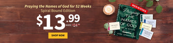 Praying the Names of God for 52 Weeks Spiral Bound Edition $13.99 was $24.99 - Shop Now