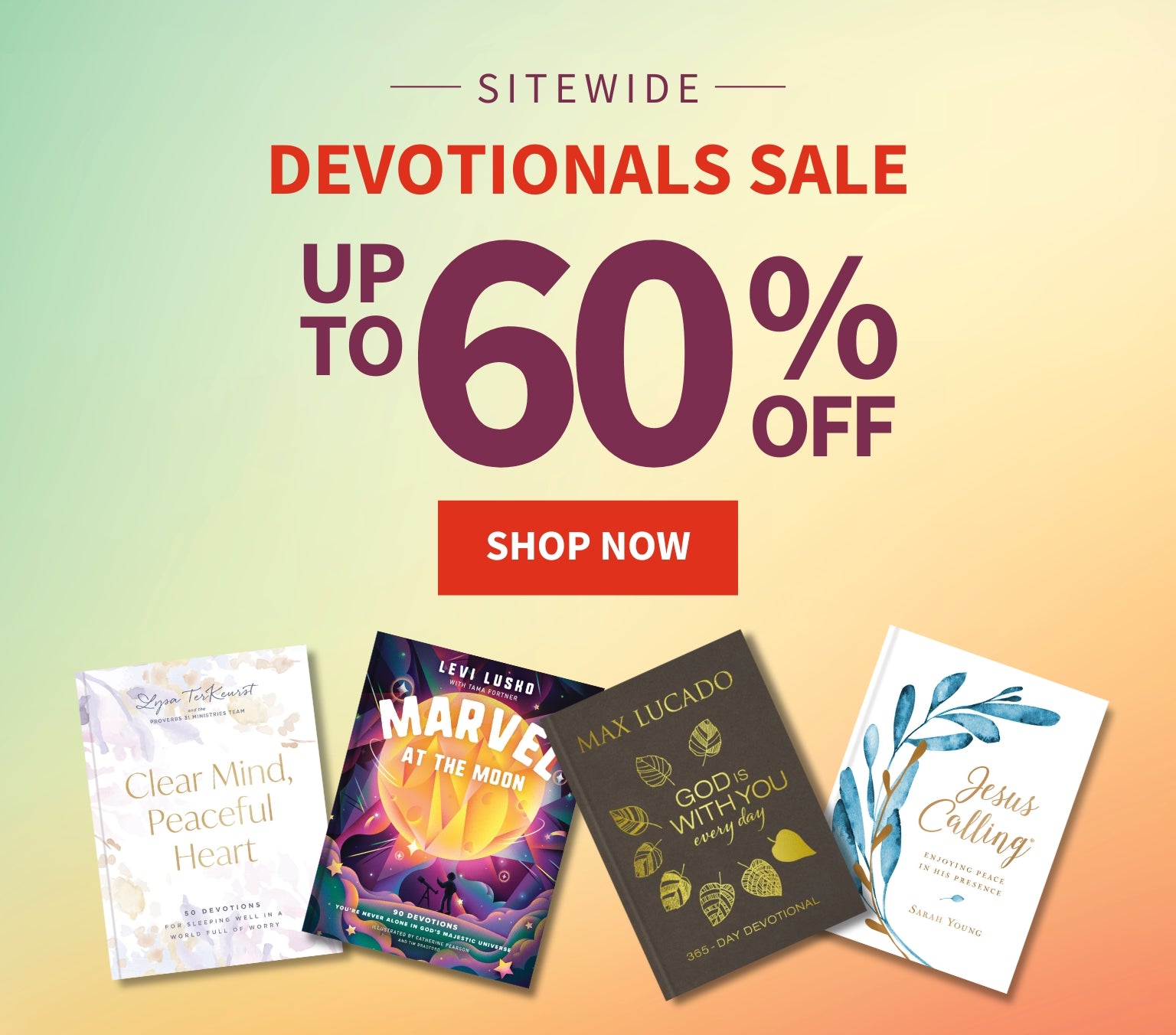 Sitewide Devotionals Sale Up to 60% Off - Shop Now