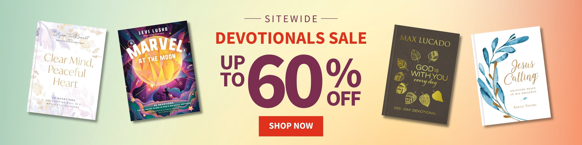 Sitewide Devotionals Sale Up to 60% Off - Shop Now