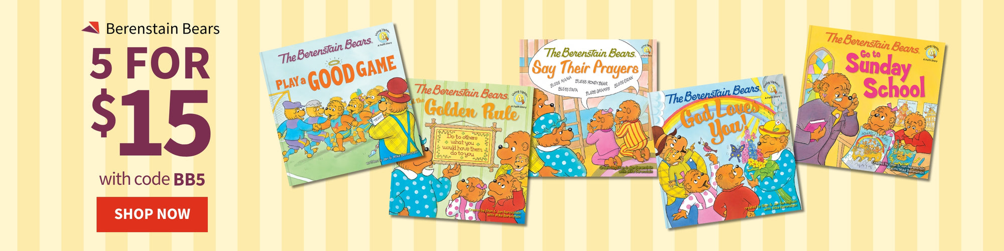 Berenstain Bears 5 for $15 with code BB5 - Shop Now