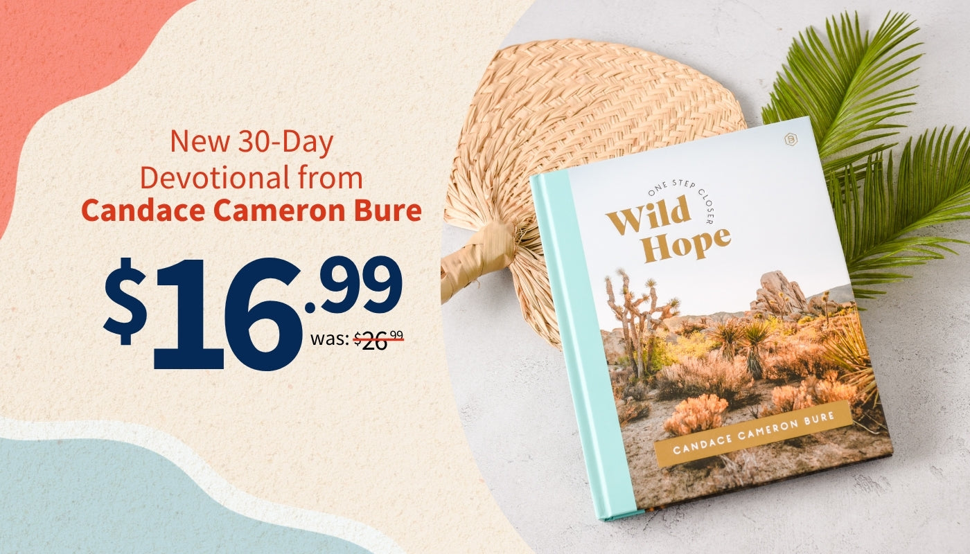 Book titled 'Wild Hope' with promotional text on a light background