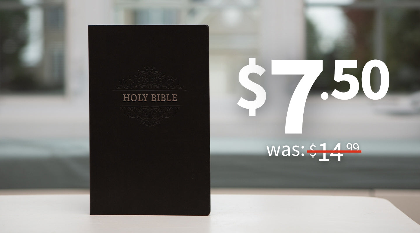 $7.50 Special Deal - NIV, Holy Bible, Soft Touch Edition, Comfort Print