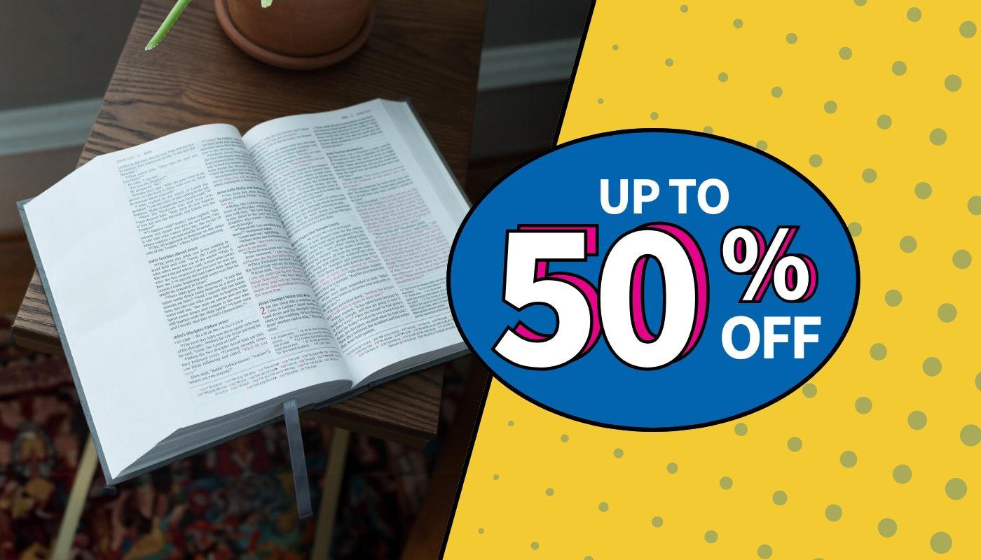 NIV, Open Bible, Red Letter Edition, Up to 50% off