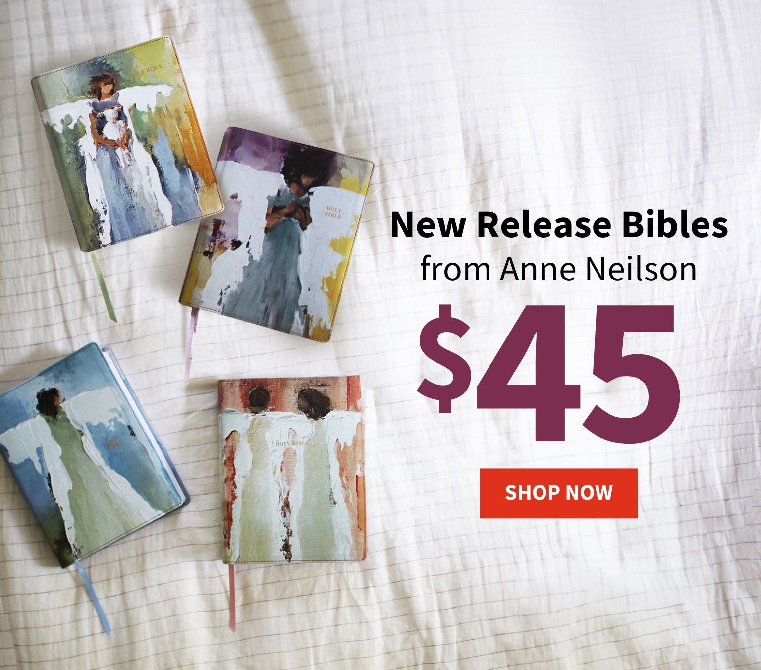 New Release Bibles from Anne Nielson, $45, Shop Now