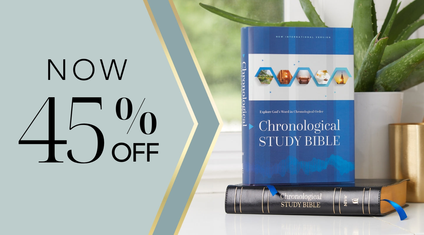 Chronological Study Bible, Now 45% Off