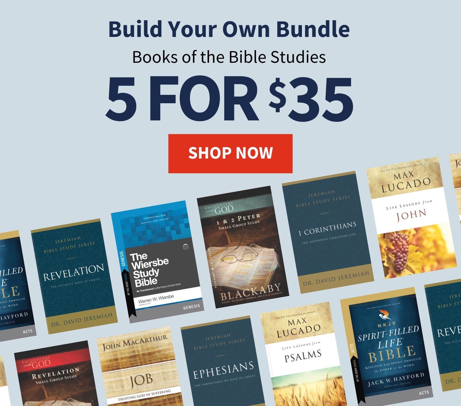 Build Your Own Bundle Books of the Bible Studies 5 for $35