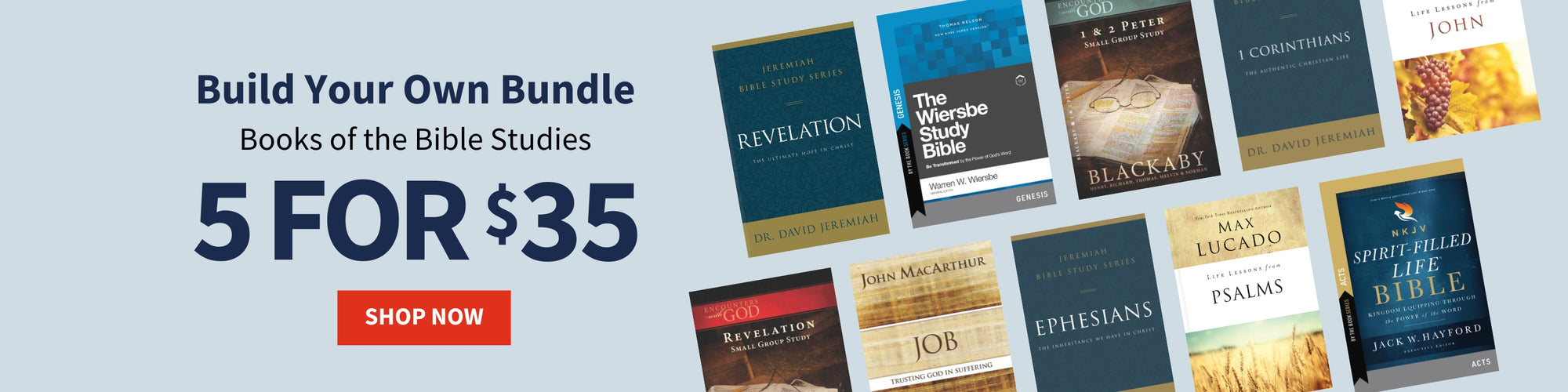 Build Your Own Bundle Books of the Bible Studies 5 for $35