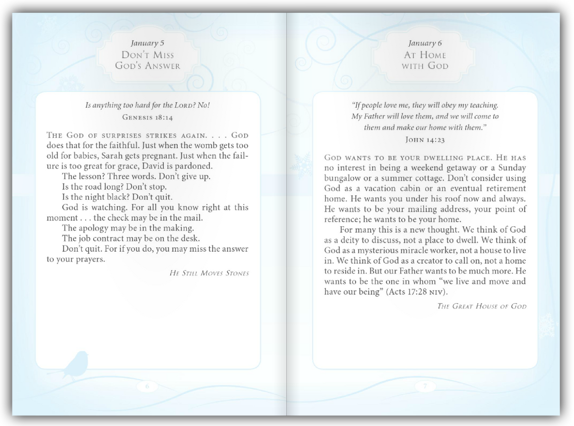 Grace for the Moment Volume I, Blue Leathersoft