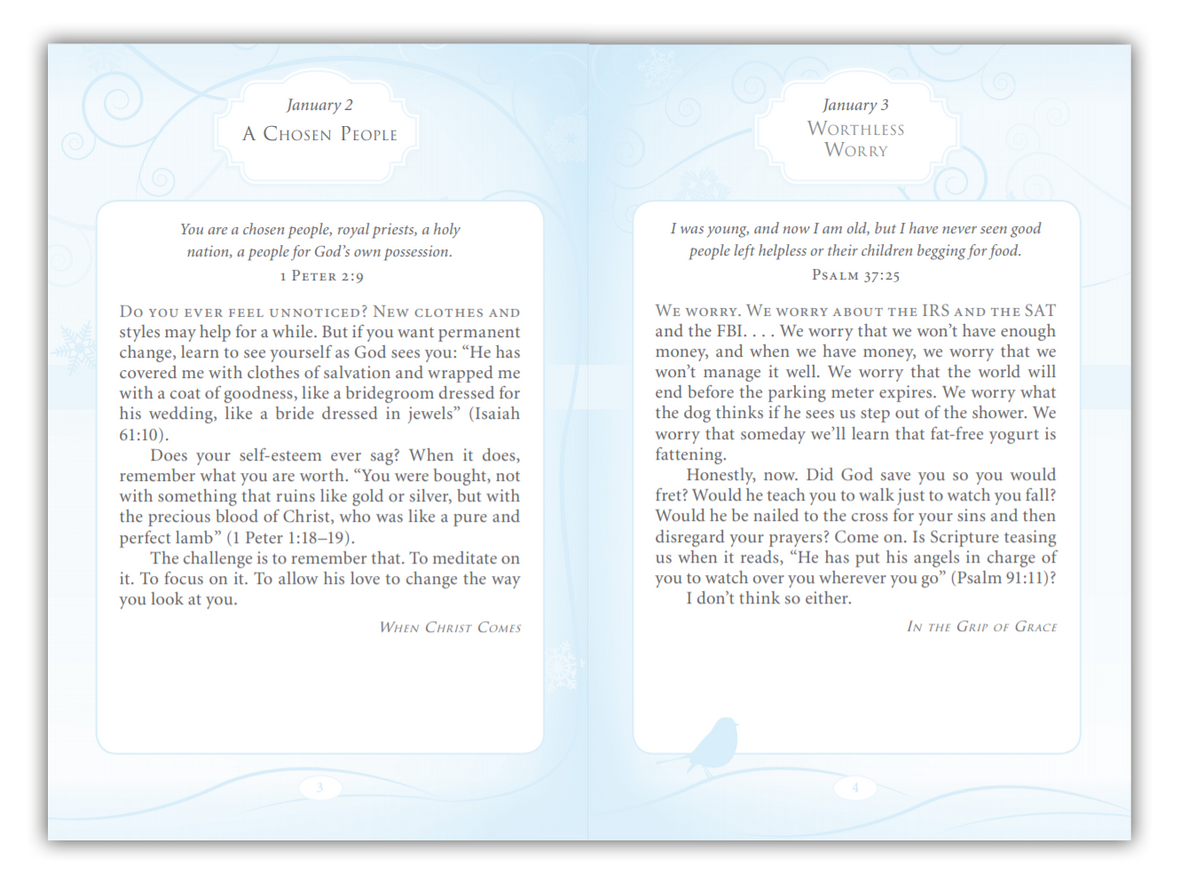 Grace for the Moment Volume I, Blue Leathersoft