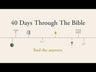 40 Days Through The Bible 3-Pack Bundle