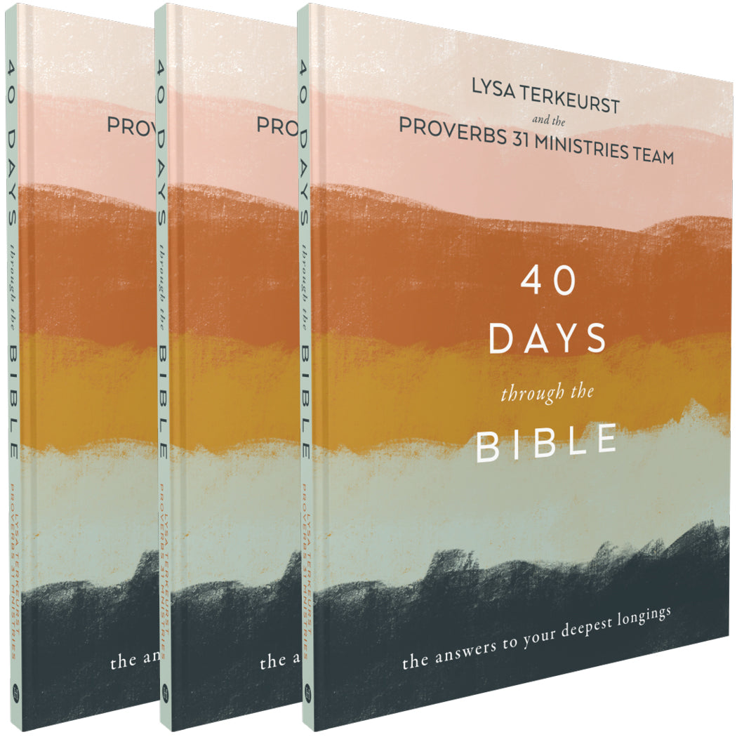40 Days Through The Bible 3-Pack Bundle