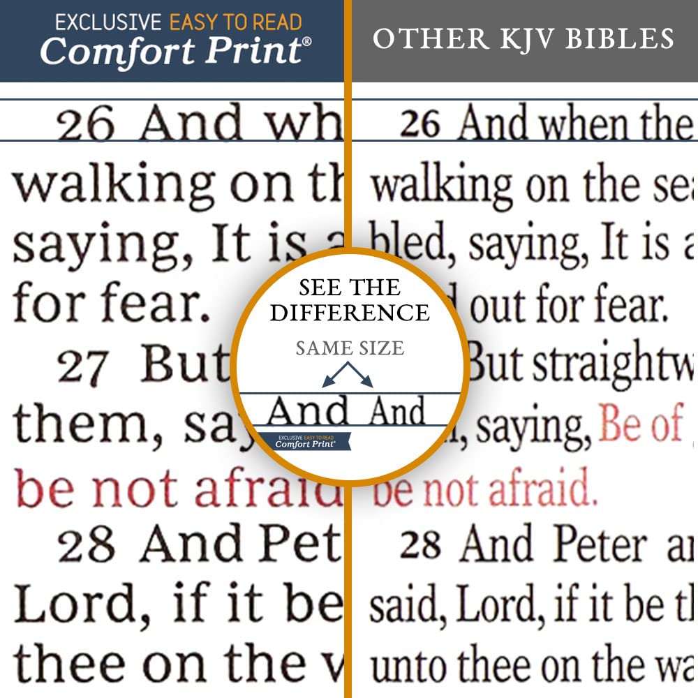 KJV, Journal the Word Bible, Red Letter Edition, Comfort Print: Reflect, Journal, or Create Art Next to Your Favorite Verses