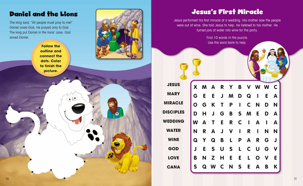 The Beginner's Bible Amazing Miracles of the Bible Sticker and Activity Book