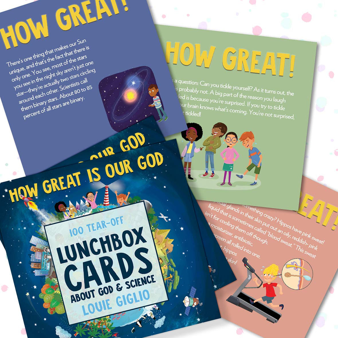 How Great Is Our God: 100 Tear-Off Lunchbox Cards About God and Science