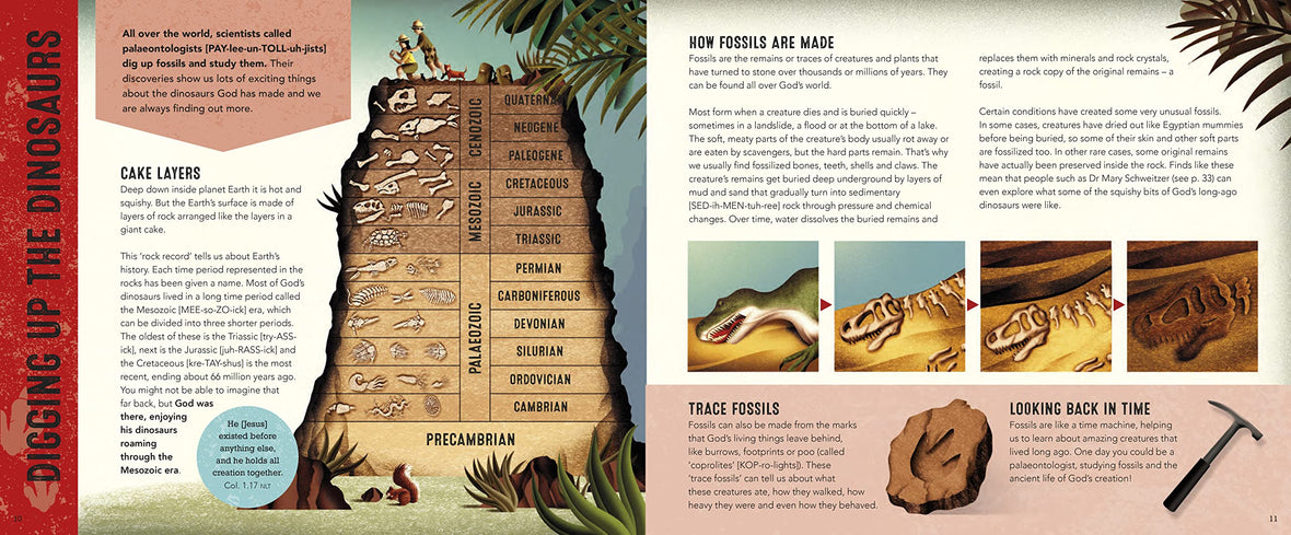 God Made the Dinosaurs: Full of Dinotastic Illustrations and Facts