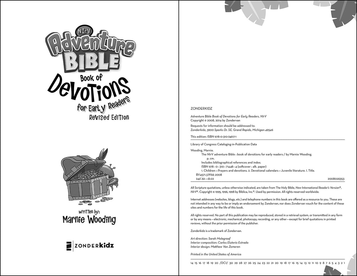 NIrV, Adventure Bible Book of Devotions for Early Readers: 365 Days of Adventure