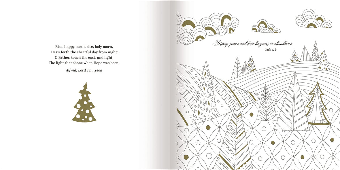 Large Print Christmas Coloring Book: Big and Simple Adult Coloring Book for  Stress Relief and Relaxation.