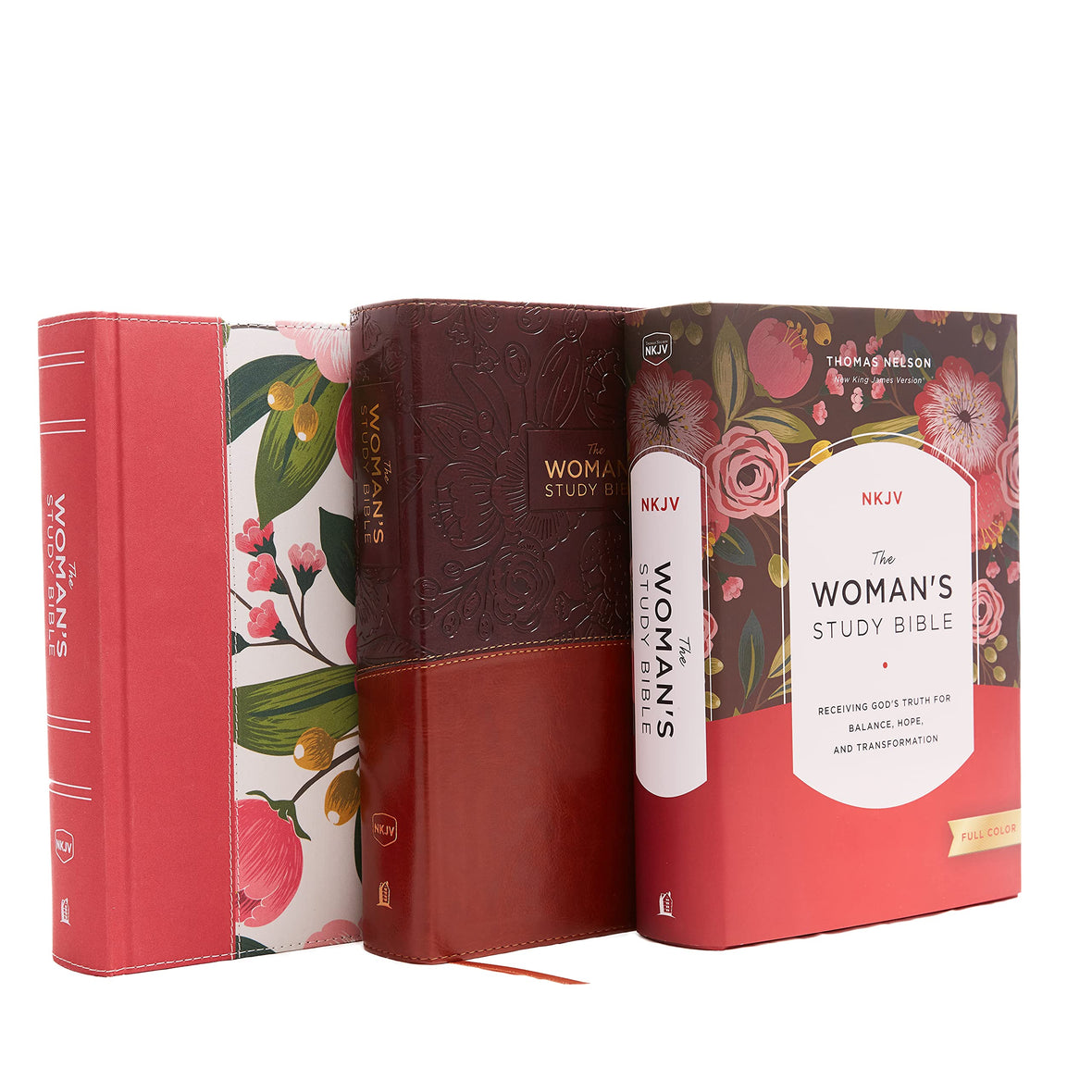 NKJV, Woman's Study Bible, Red Letter, Full-Color: Receiving God's Truth for Balance, Hope, and Transformation