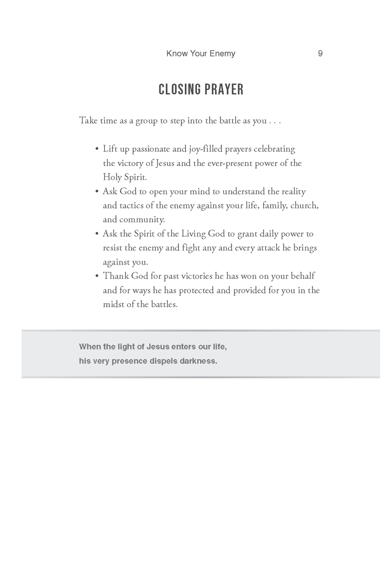 Spiritual Warfare Is Real Bible Study Guide plus Streaming Video: How the Power of Jesus Defeats the Attacks of Our Enemy