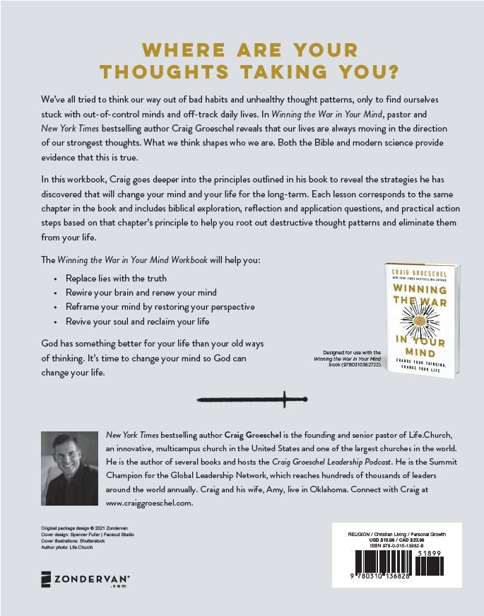 Winning the War in Your Mind Workbook: Change Your Thinking, Change Your Life