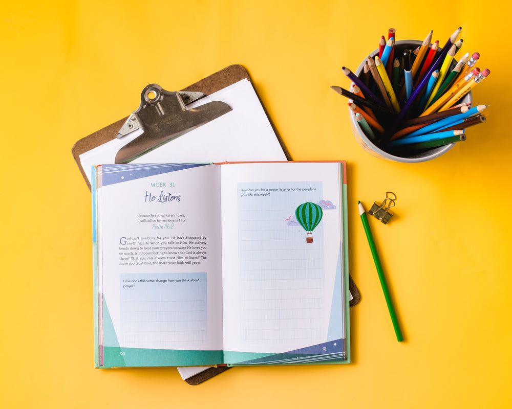 The Weekly Prayer Project for Kids: Journal, Pray, Reflect, and Connect with God