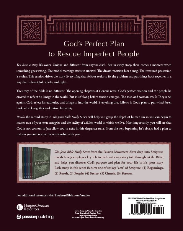 Revolt Bible Study Guide: The Story of God’s Pursuit of Imperfect People