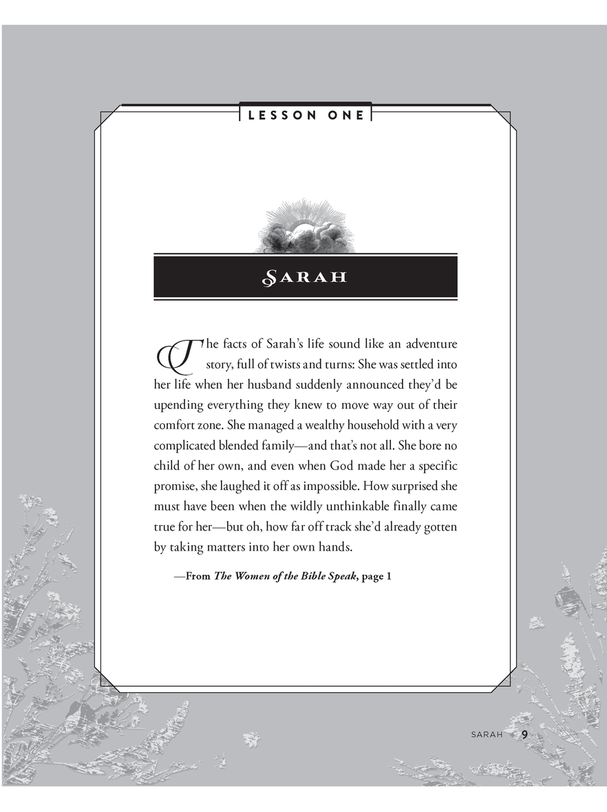 The Women of the Bible Speak Workbook The Women of the Bible Speak Workbook