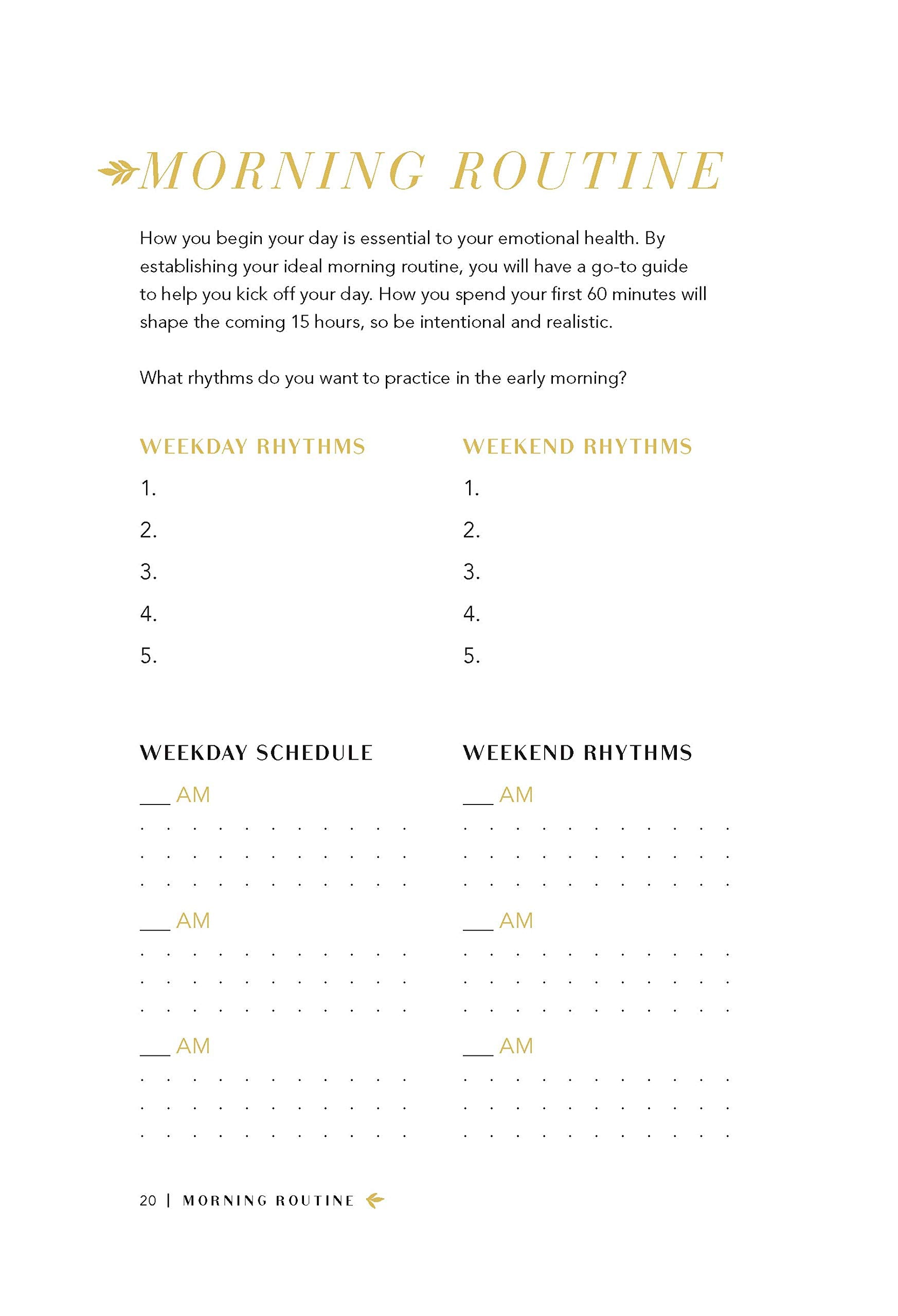 Rhythms for Life Planner and Journal: 90 Days to Peace and Purpose