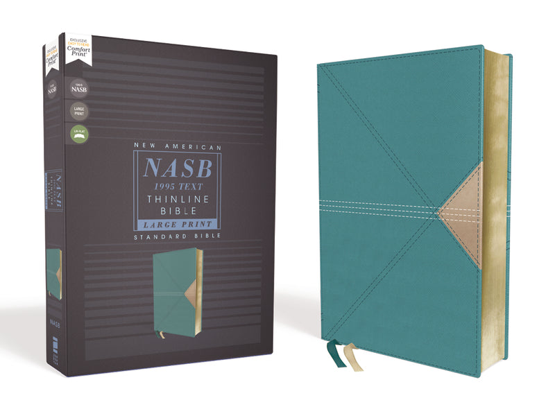 1995 Text NASB, Thinline Bible, Large Print, Red Letter Edition, 1995 Text, Comf ...