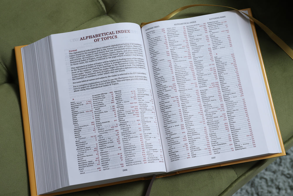 KJV, Thompson Chain-Reference Bible,  Red Letter, Comfort Print