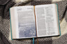 NIV, Women's Devotional Bible (By Women, for Women), Large Print, Leathersoft, Teal, Comfort Print