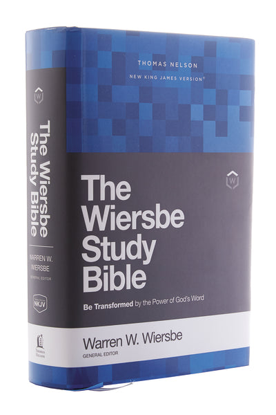 NKJV, Wiersbe Study Bible, Red Letter Edition, Comfort Print: Be 