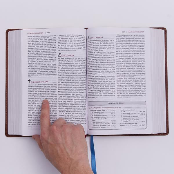NKJV, Open Bible, Red Letter Edition, Comfort Print: Complete Reference System