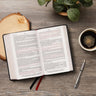 KJV, Personal Size Large Print Single-Column Reference Bible, Red Letter Edition, Comfort Print