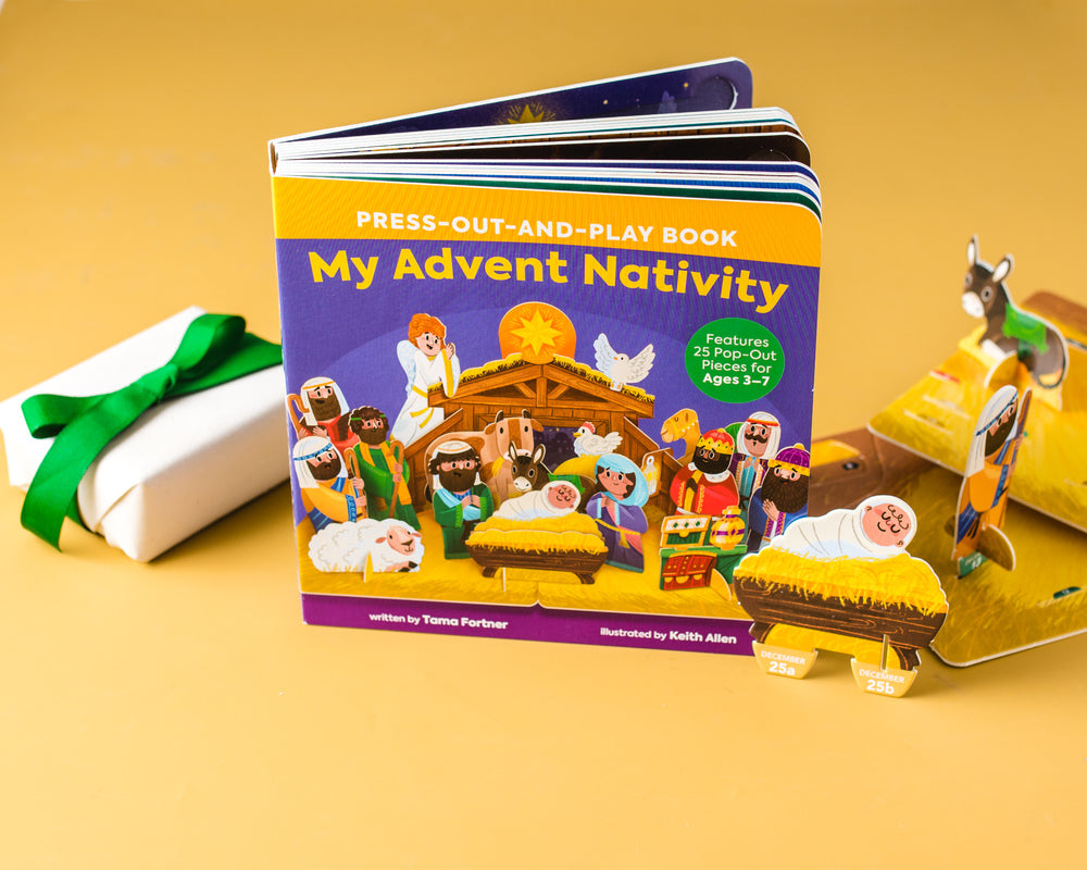 My Advent Nativity Press-Out-and-Play Book: Features 25 Pop-Out Pieces for Ages 3–7