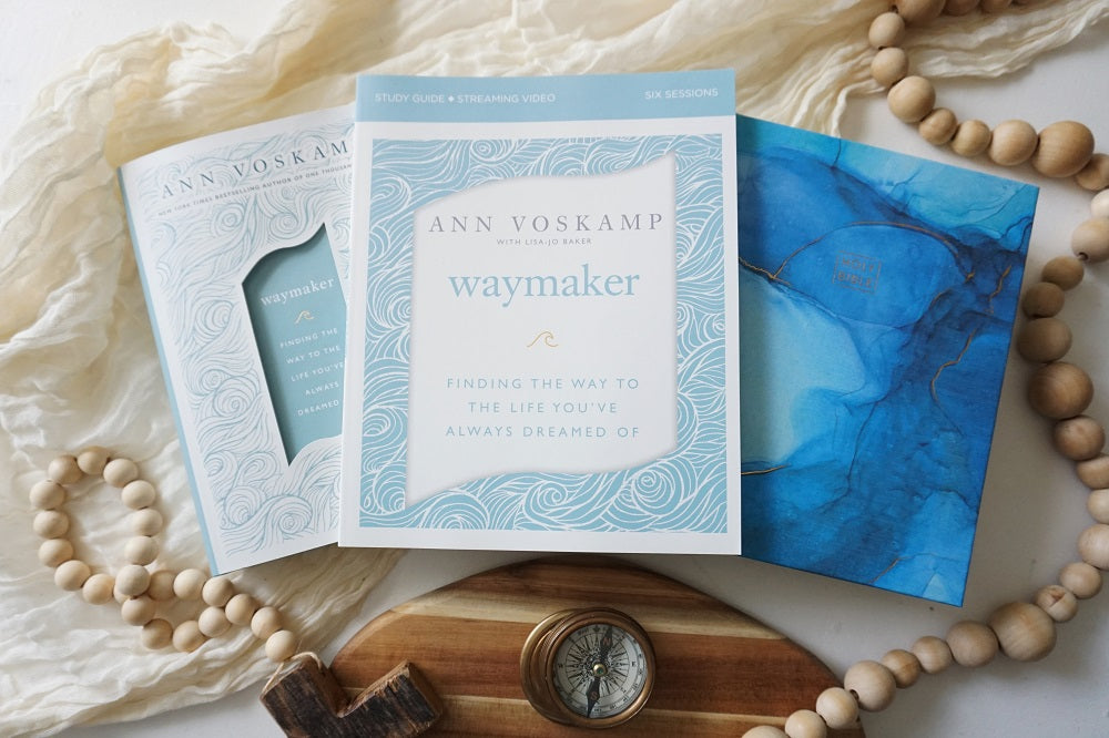 WayMaker Study Guide with Book and Bible Premium Bundle