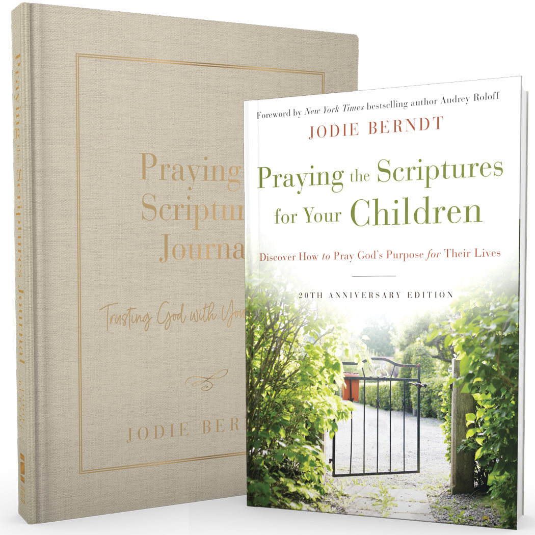 Praying the Scriptures for Your Children Book + Praying the Scriptures Journal Bundle