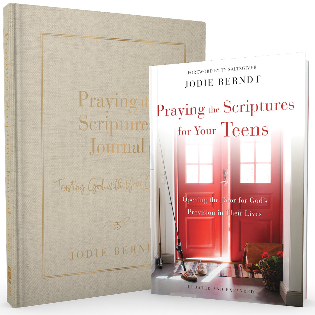 Praying the Scriptures for Your Teens Book + Praying the Scriptures Journal Bundle