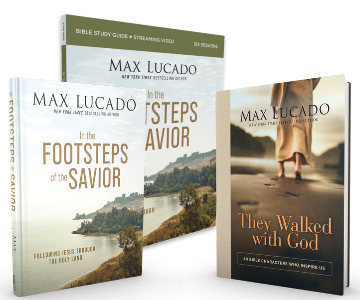 In the Footsteps of the Savior Premium Bundle (Study Guide, Book, Devotional)