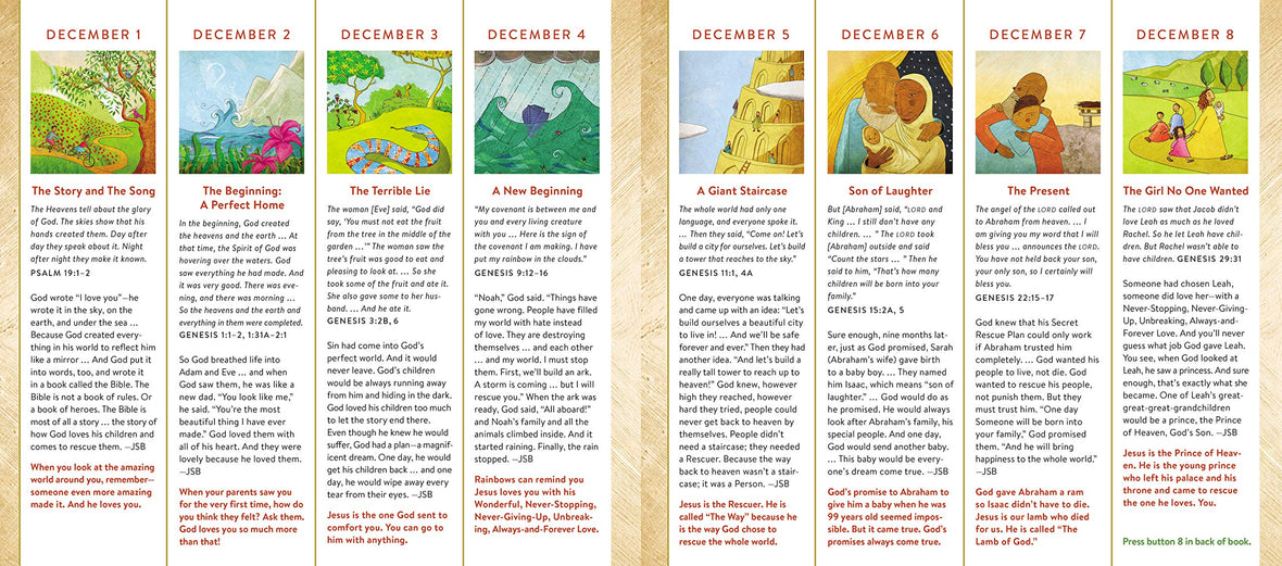 The Jesus Storybook Bible A Christmas Collection: Stories, songs, and reflections for the Advent season