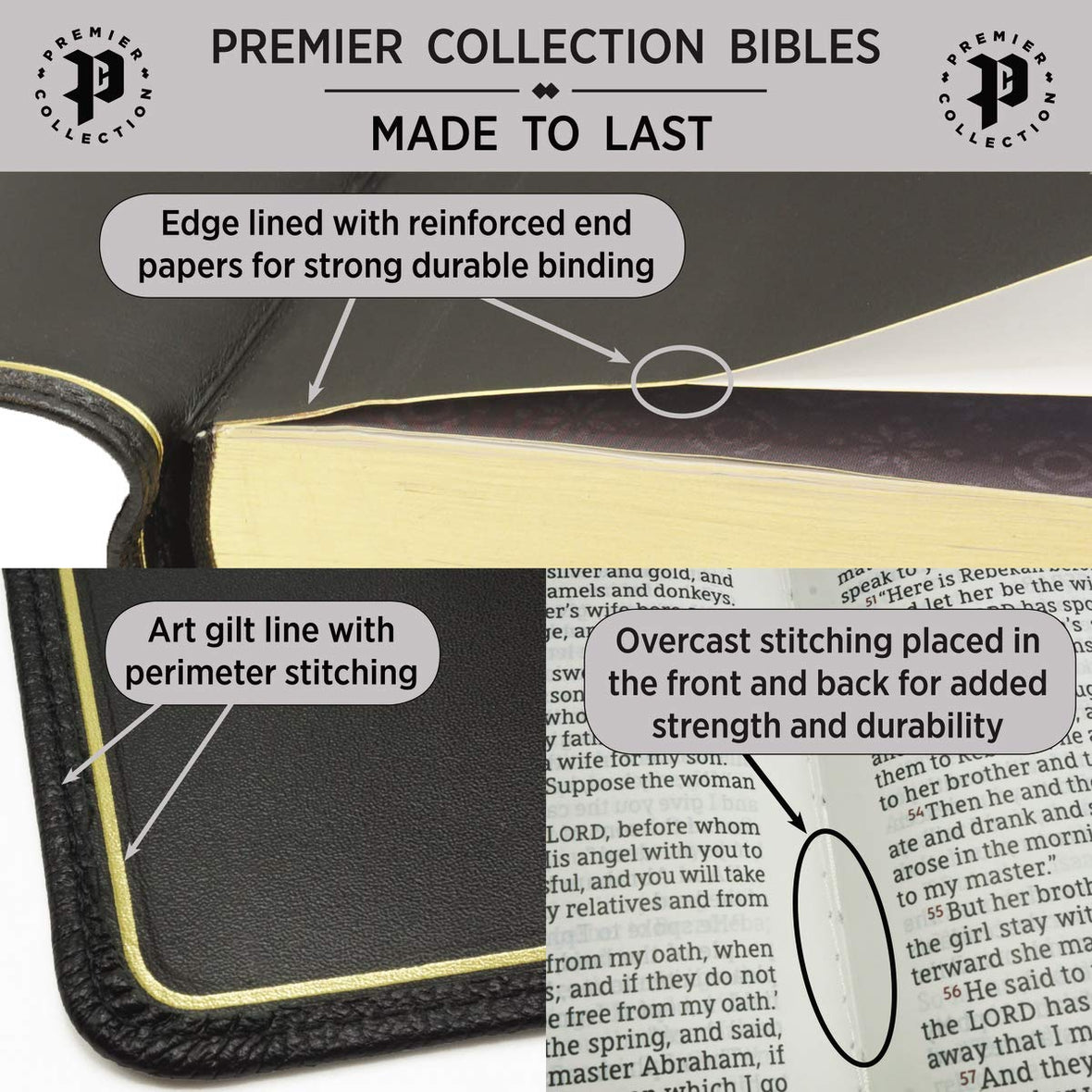 NKJV, Single-Column Reference Bible, Premium Goatskin Leather, Brown, Premier Collection, Comfort Print: Holy Bible, New King James Version